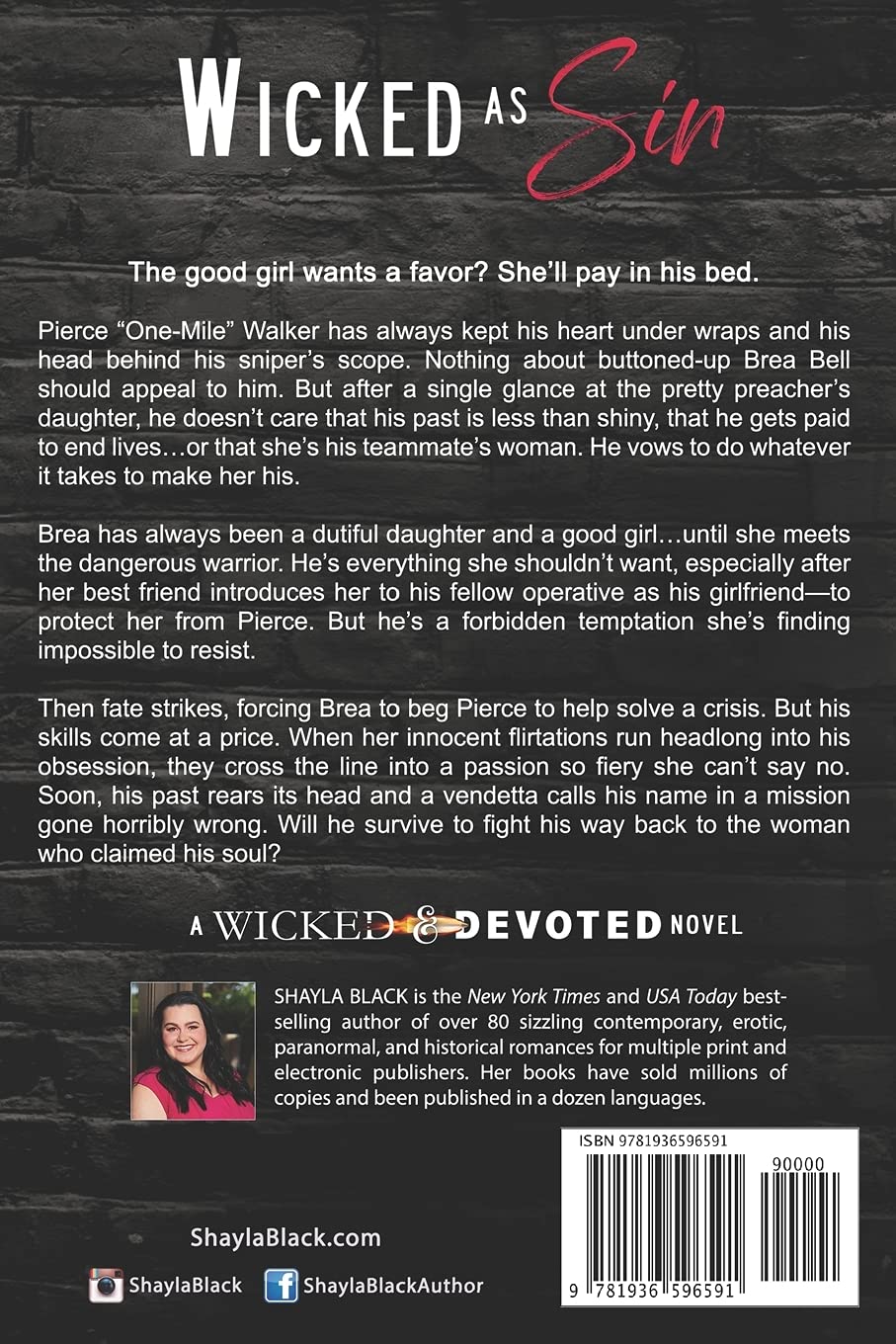 Wicked As Sin (Wicked Lovers: Soldiers For Hire) - Steamy Military Romance Novel for Adults, Perfect for Beach Reading & Book Club Discussions