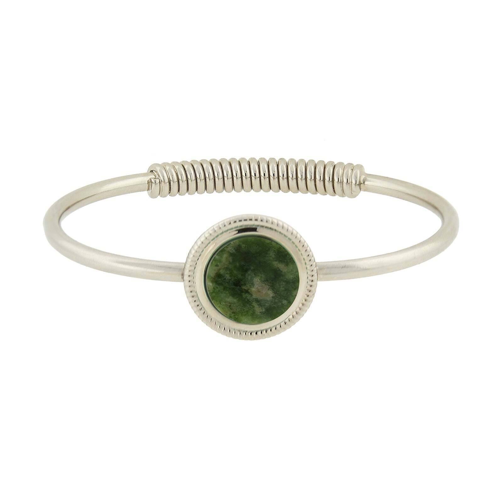 1928 Jewelry Gemstone Spring Hinge Bracelet for Women - Elegant Adjustable Beaded Bracelet for Daily Wear, Gift Giving & Special Occasions