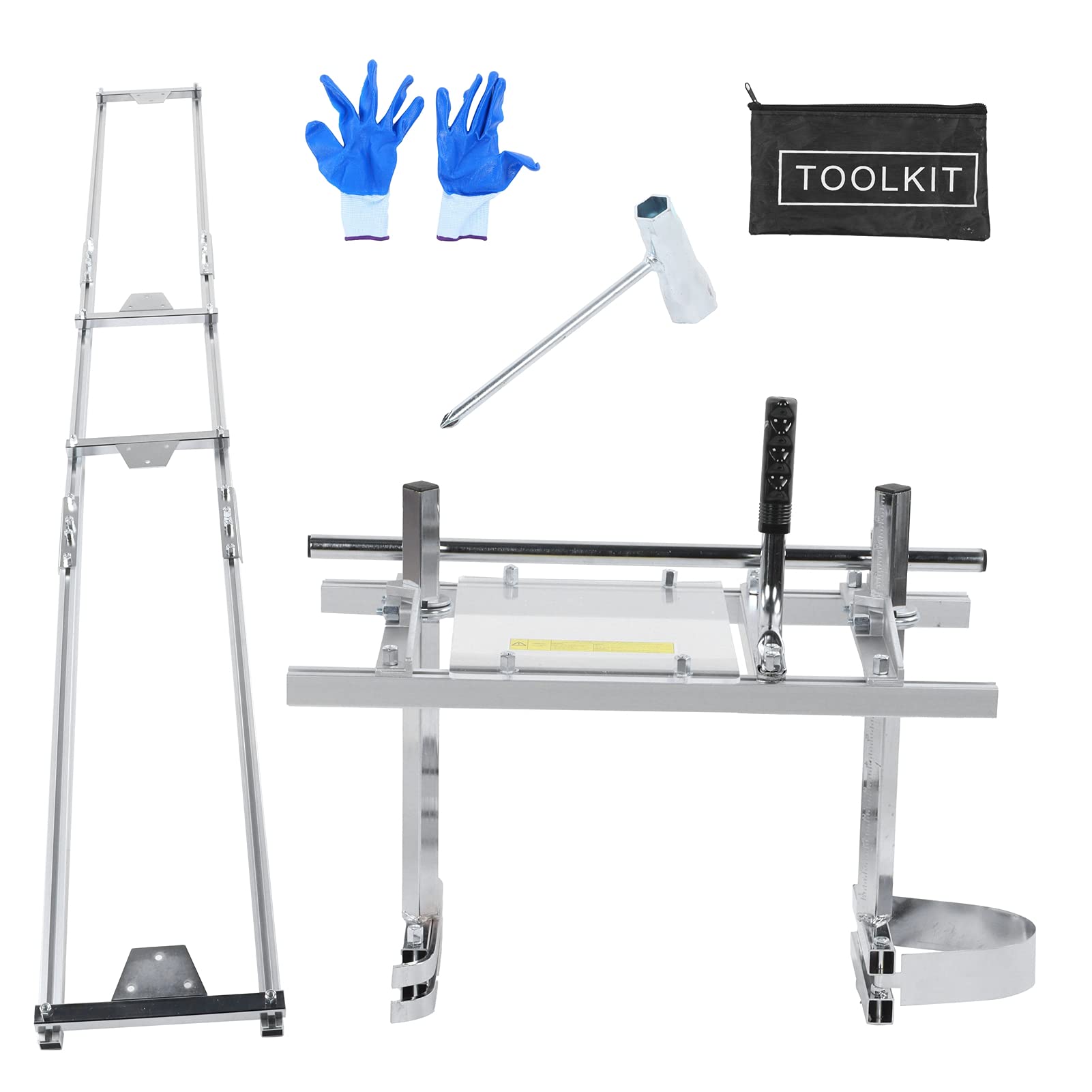 Portable Chainsaw Mill Kit - 9FT Aluminum Alloy Guide System for DIY Lumber Milling | Perfect for Woodworkers, Carpenters & Homeowners | Great for Log Planking, Timber Cutting & Woodworking Projects