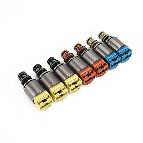 7PCS ZF 6HP21 6HP28 6HP26 6HP19 6HP34 Transmission Solenoid Set GEN2 - Compatible with BMW Audi 2002 & Up Models - Perfect for Transmission Repair & Maintenance