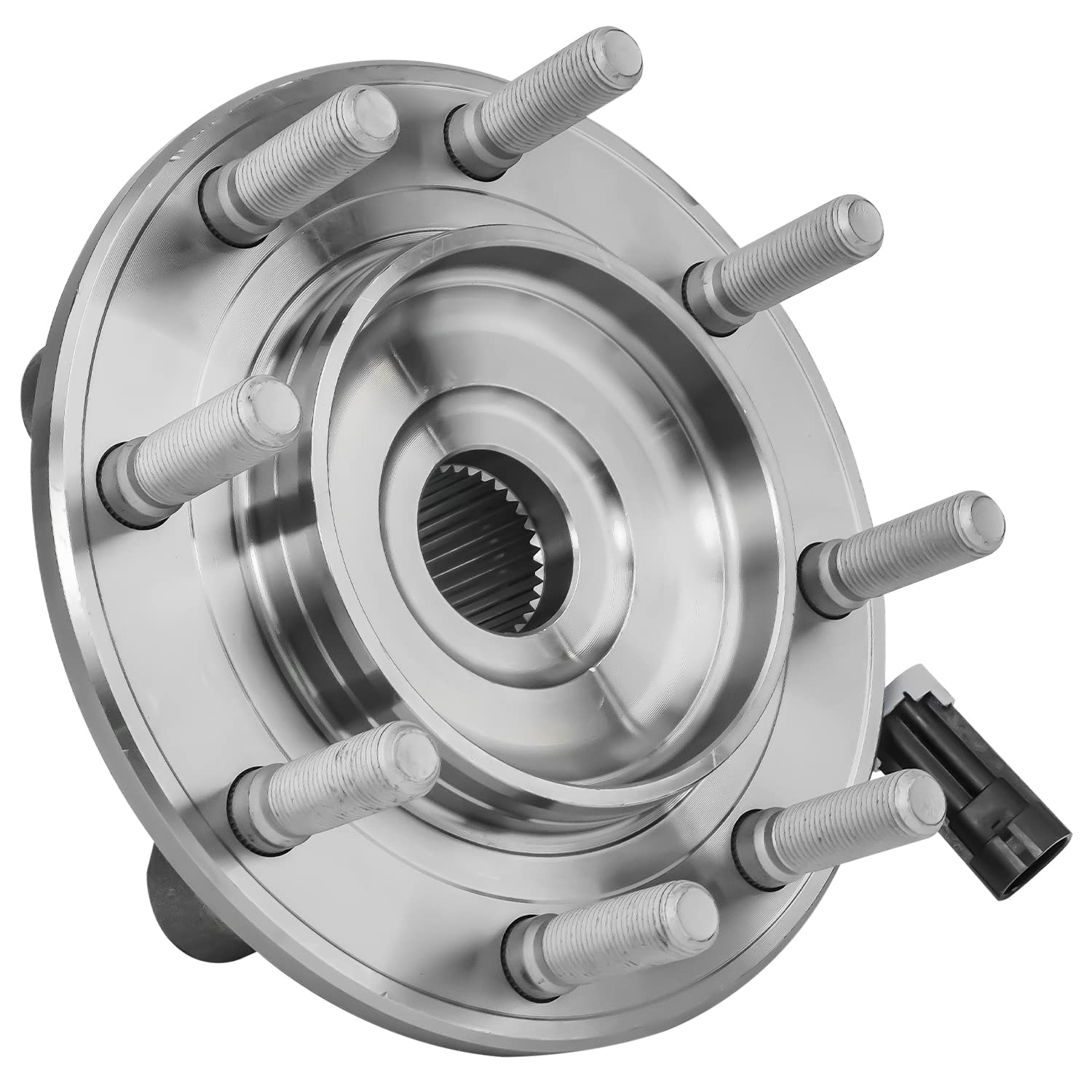 Detroit Axle Front Wheel Bearing Hub Assembly Replacement for 2007-2010 Chevy Silverado & GMC Sierra 3500 HD - Compatible with 2008, 2009 Models - Durable OEM Replacement for Smooth Ride & Off-Road Performance