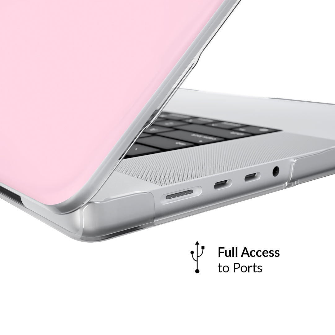 Strawberry Milk Color MacBook Pro/Air Case - Cute Aesthetic Laptop Cover for 13/15/16 Inch - Protective & Stylish for School, Work, Travel