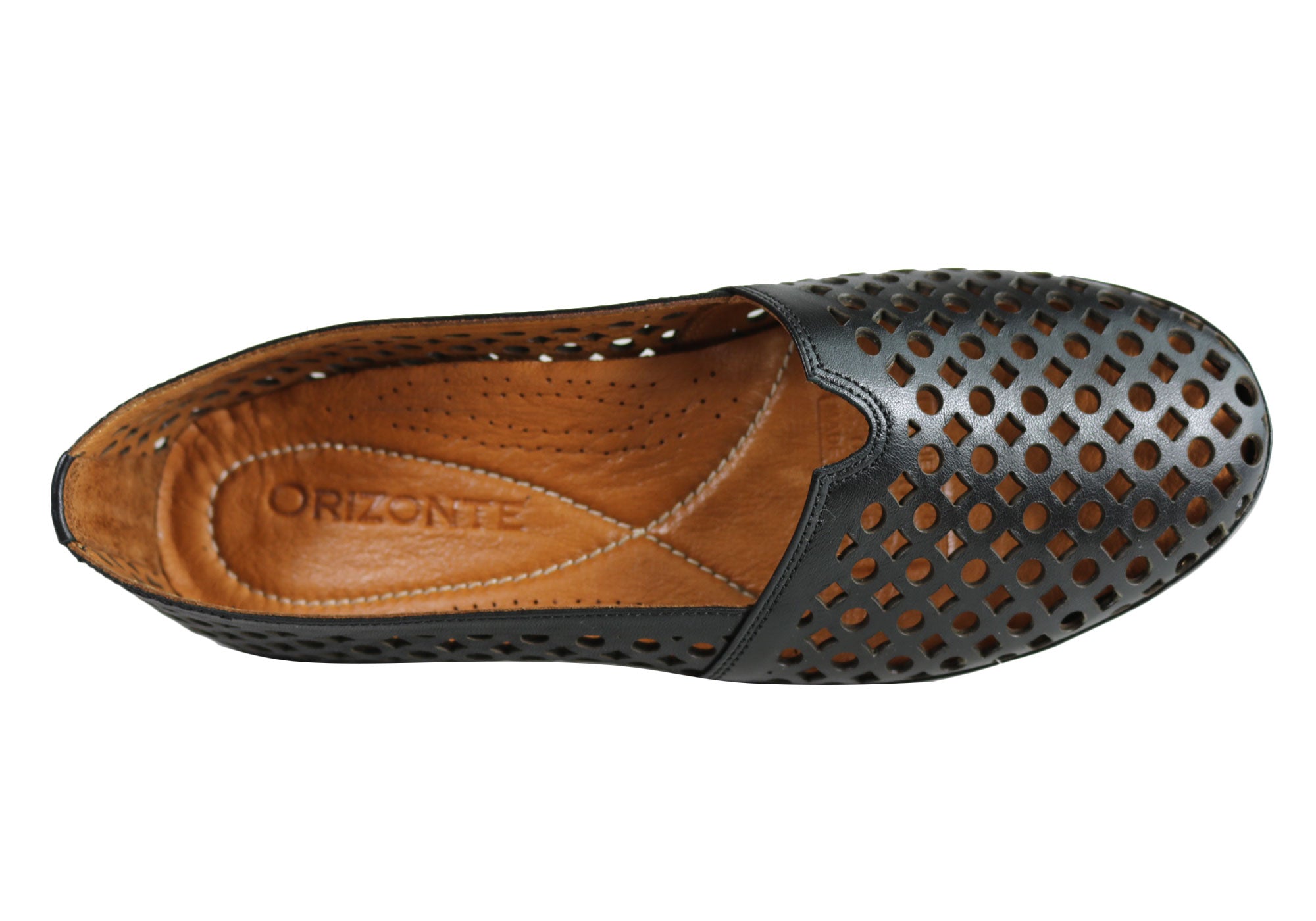 Orizonte Aria Women's Comfortable Soft Leather Flat Shoes - European Style for Casual Wear, Office & Travel