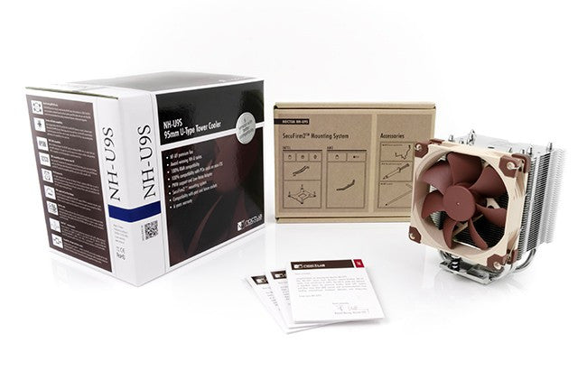 Noctua NH-U9S Premium CPU Cooler - High Performance, Low Noise Cooling for Intel & AMD Processors - Ideal for Gaming PCs, Workstations, and Small Form Factor Builds