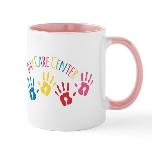 White/Pink Inside - Day Care Center Mugs