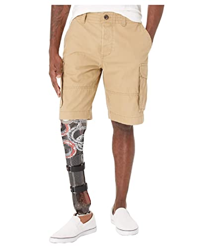 Tommy Hilfiger Men's Adaptive Shorts with Velcro Brand Closure & Magnetic Fly - Comfortable Stretch Pants for Wheelchair Users & Seniors with Mobility Needs