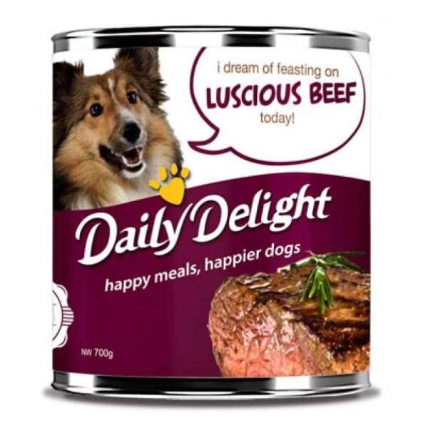 Premium Grain-Free Luscious Beef Canned Dog Food - High Protein Wet Food for Adult Dogs - Perfect for Mealtime, Training Rewards & Travel Feeding