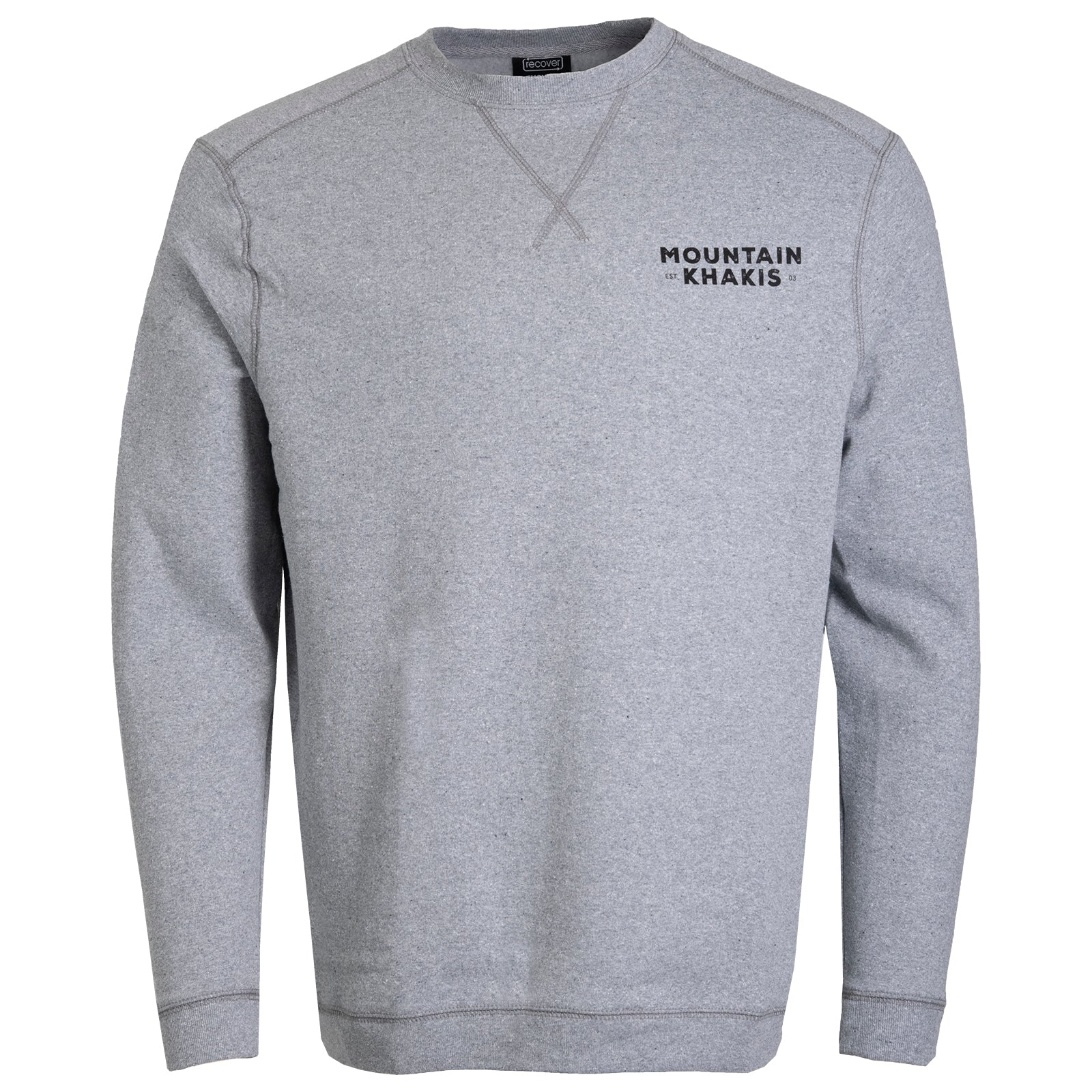 Mountain Logo Crew Neck Sweatshirt - Comfortable Unisex Pullover for Outdoor & Casual Wear