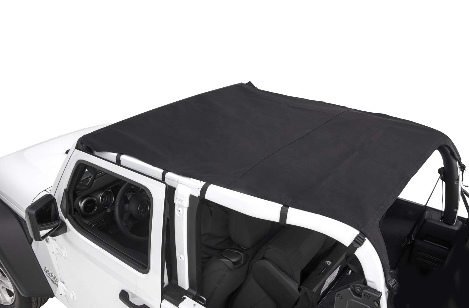Rugged Ridge Savannah Brief Top for Jeep Wrangler JL (2018-2025) | Waterproof & UV-Resistant Soft Top | Easy Installation | Perfect for Off-Roading & Summer Adventures