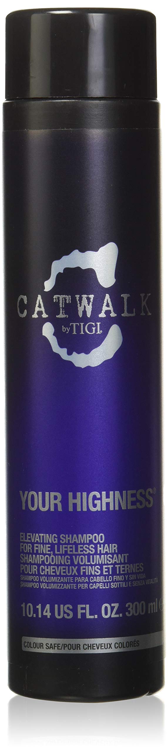 TIGI Catwalk Volume Collection Your Highness Elevating Shampoo 10.14 oz - Volumizing & Thickening Hair Shampoo for Fine & Flat Hair - Perfect for Daily Use & Salon-Style Volume at Home