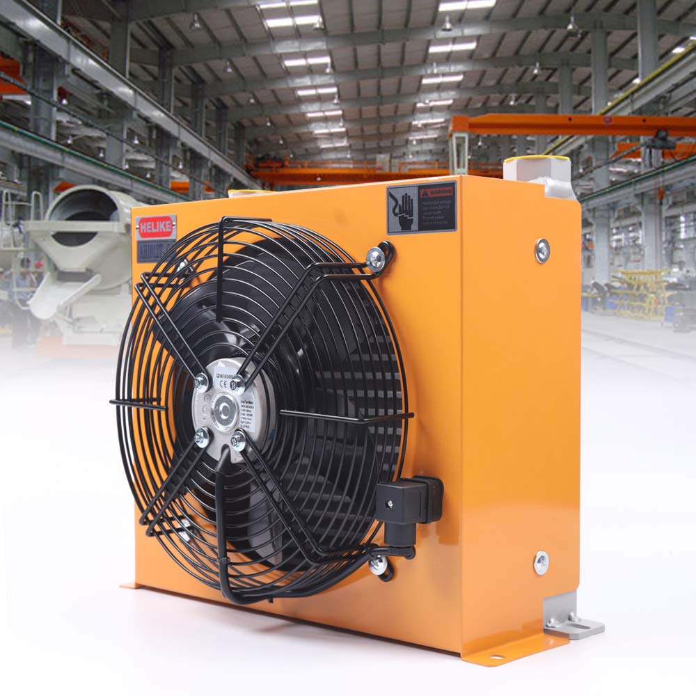 Ethedeal Hydraulic Oil Cooler 100L/min - 110V AC 60Hz AH1012T-CA with Precise Welding & High-Efficiency Fan | Industrial Machinery Cooling Solution for CNC, Press Machines & Hydraulic Systems