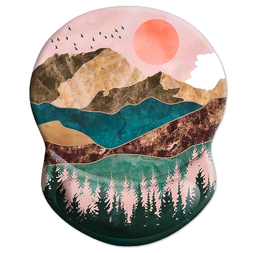 Sunset Forest Mountains
