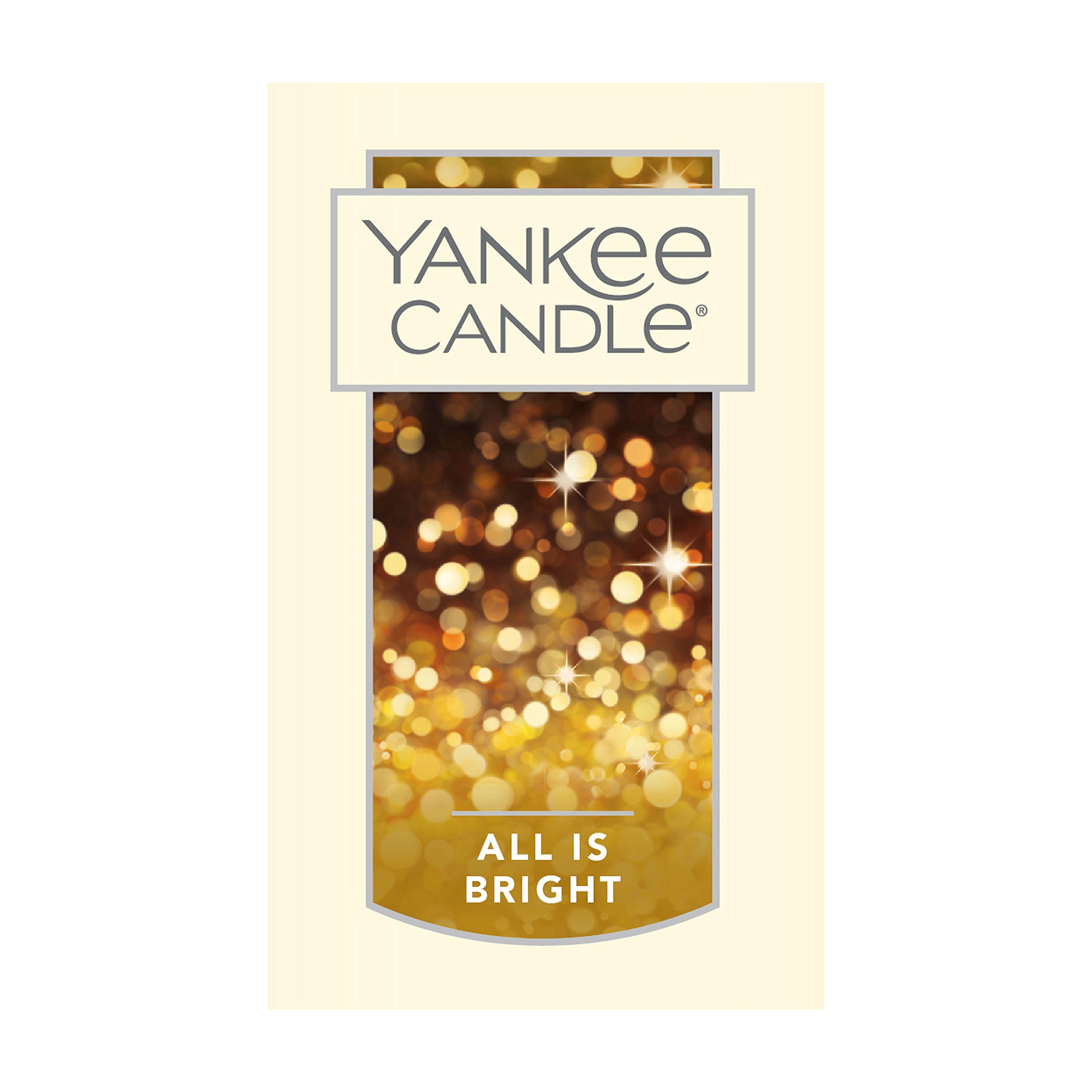 Yankee Candle All is Bright Scented Large Jar Candle - 22oz Classic Single Wick, 110+ Hours Burn Time | Holiday Home Decor, Christmas Gift, Cozy Winter Ambiance