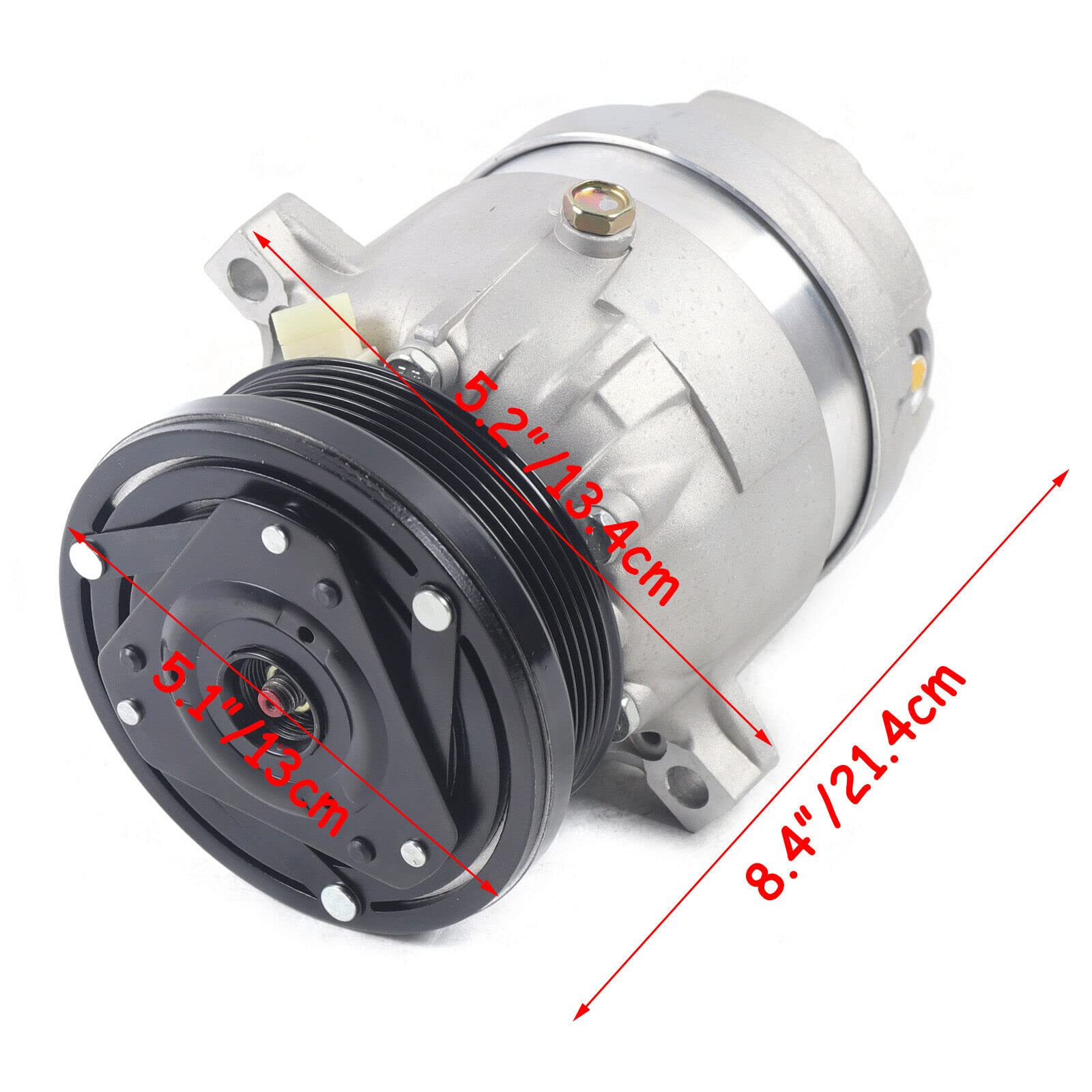 Buick Regal 1998-2003 3.8L AC Compressor with Clutch - Replacement Air Conditioner Compressor for Cooling System | Perfect for Summer Driving & HVAC Repair