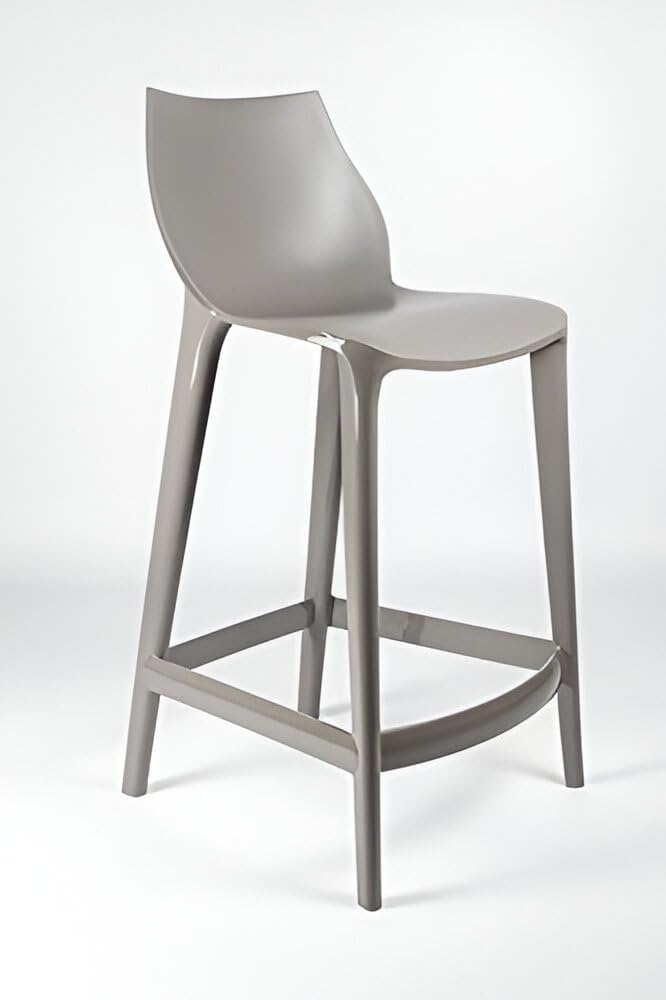 Modern Polypropylene Bar Stools - Set of 2, 30