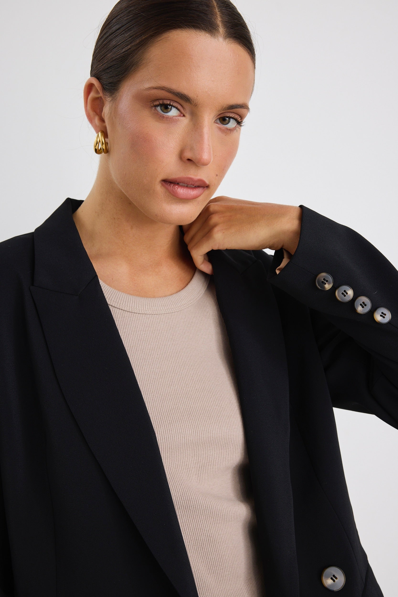 Cooper Black Double Breasted Classic Blazer for Men | Formal Business Suit Jacket | Office Wear, Wedding & Special Occasions