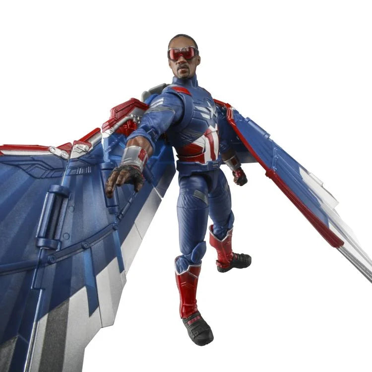 Captain America: Brave New World Marvel Legends Deluxe Action Figure - 6-inch Collectible Superhero Toy with Accessories | Gift for Marvel Fans, Display & Role Play Scenes