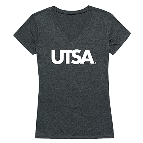 UTSA Roadrunners NCAA Women's Institutional T-Shirt - Charcoal Heather, X-Large | Comfortable College Fan Apparel for Game Day & Campus Wear