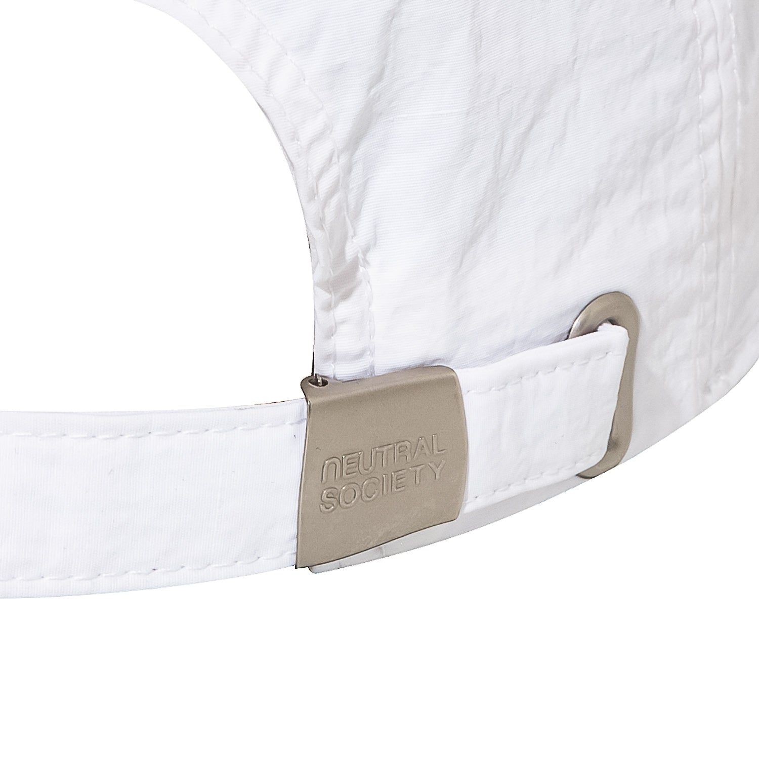 Neutral Society Reshuffle Dad Cap - White | Adjustable Baseball Hat for Men & Women | Perfect for Casual Wear, Outdoor Activities & Sports