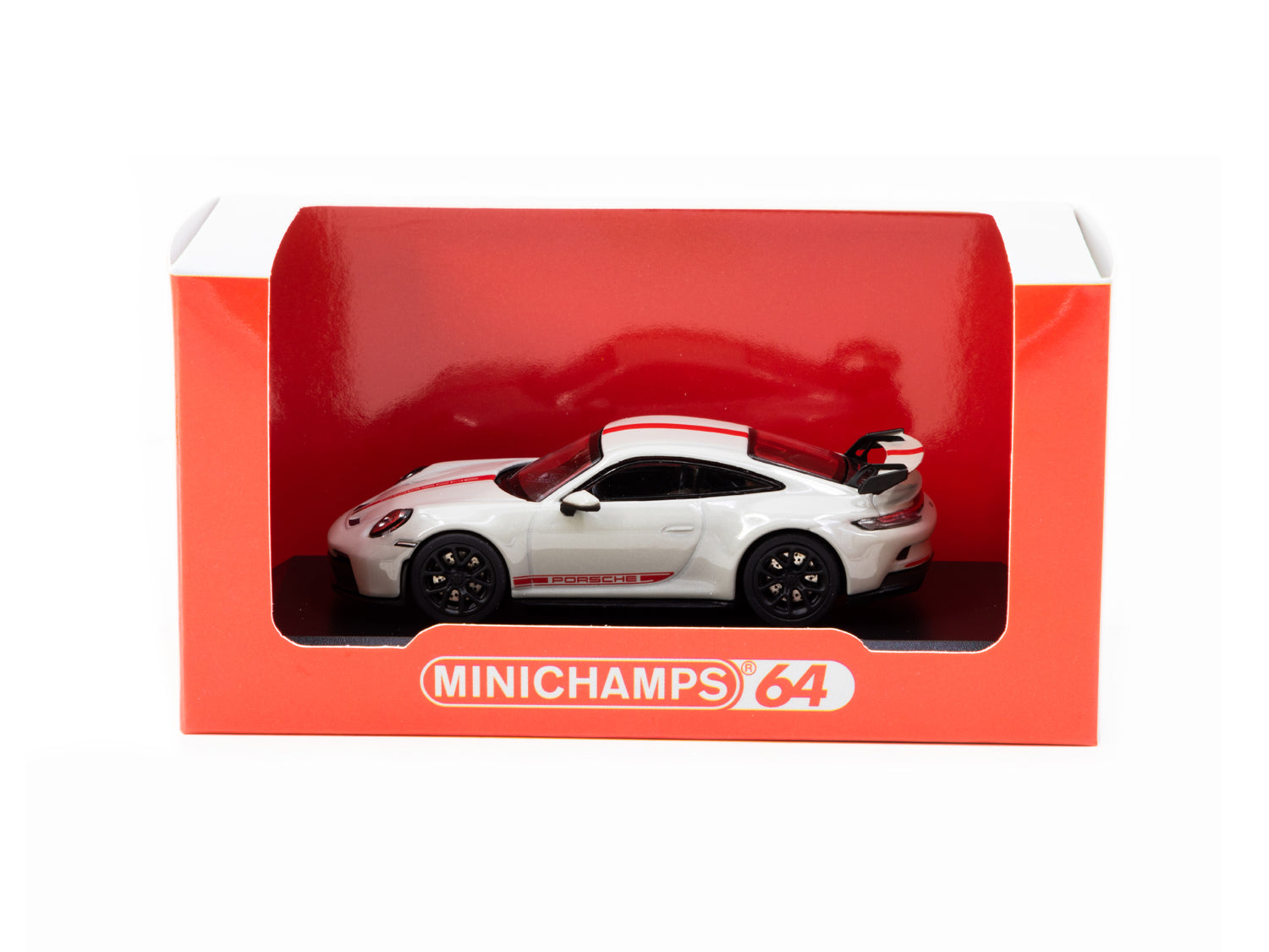 Minichamps 1/64 Scale Porsche 911 GT3 Diecast Model Car in Crayon - Perfect for Collectors, Display & Racing Enthusiasts