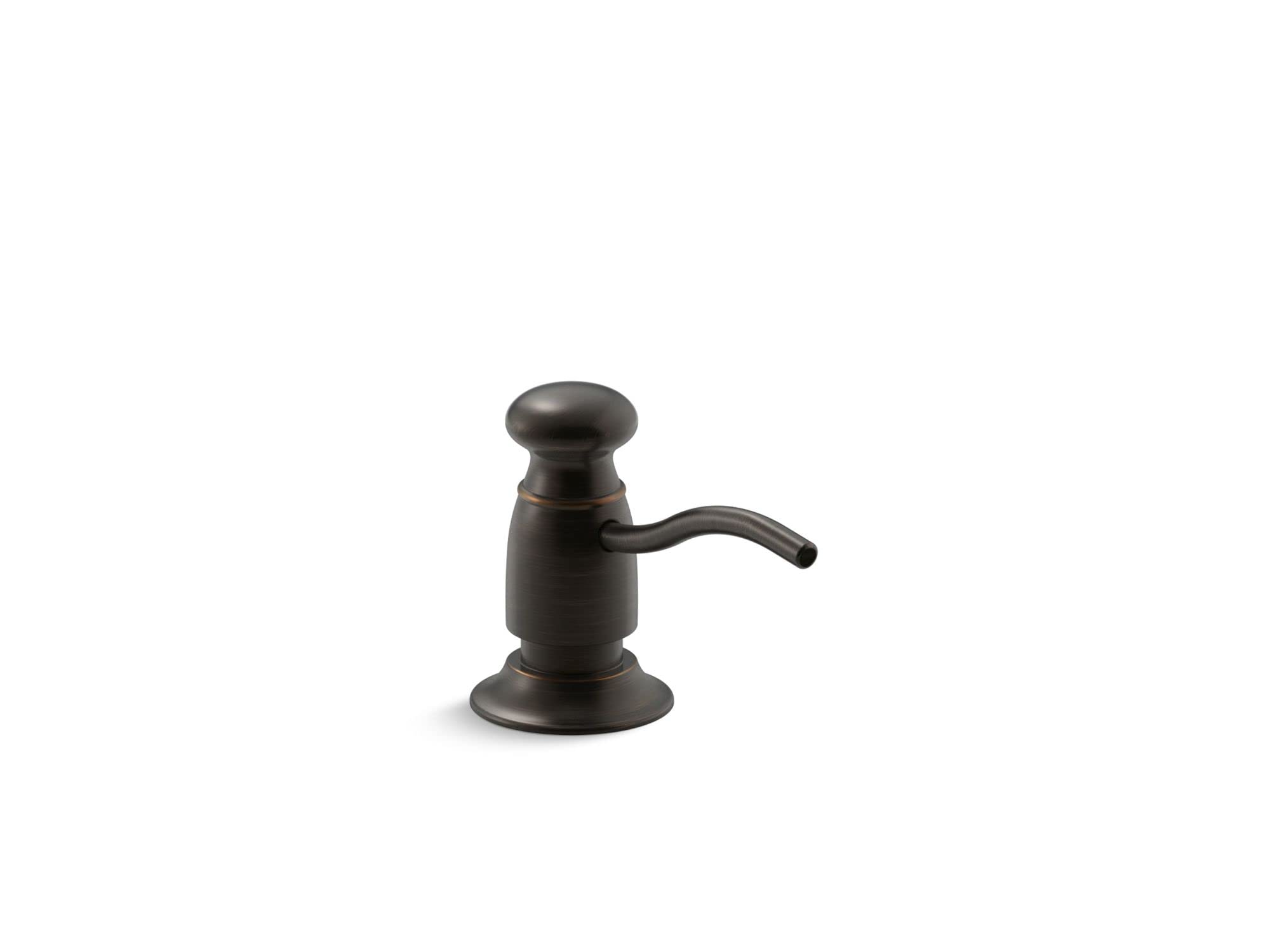 Kohler K-1894-C-2BZ Traditional Oil Rubbed Bronze Soap & Lotion Dispenser - Clam-Shell Packed for Safe Shipping | Perfect for Bathroom, Kitchen, and Spa Decor