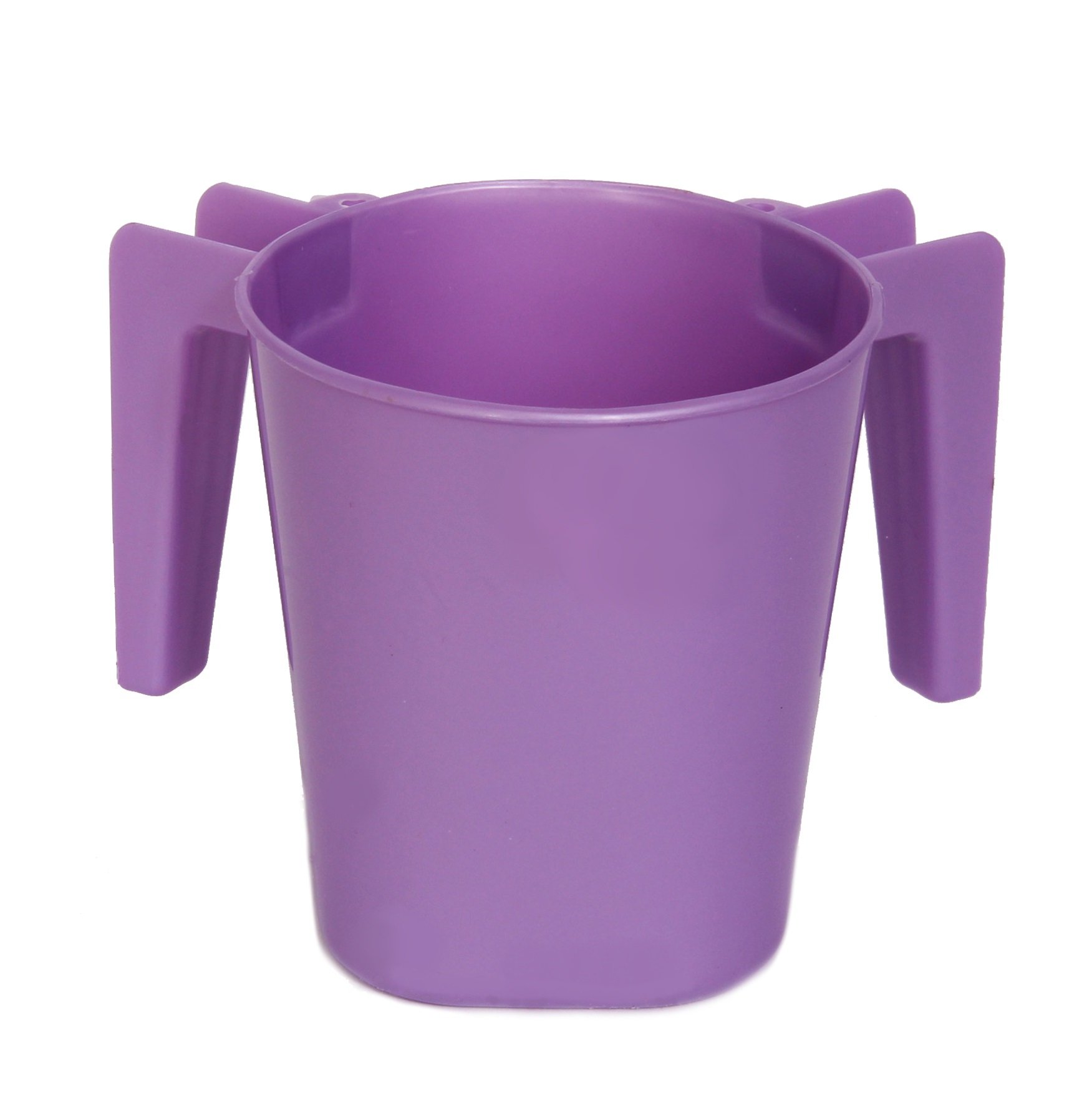 Ybm Home Plastic Square Wash Cup Set - 12 Pack, Pink | Durable & Stackable for Bathroom, Kitchen, or Office Organization | Perfect for Brushes, Pens & Makeup Tools