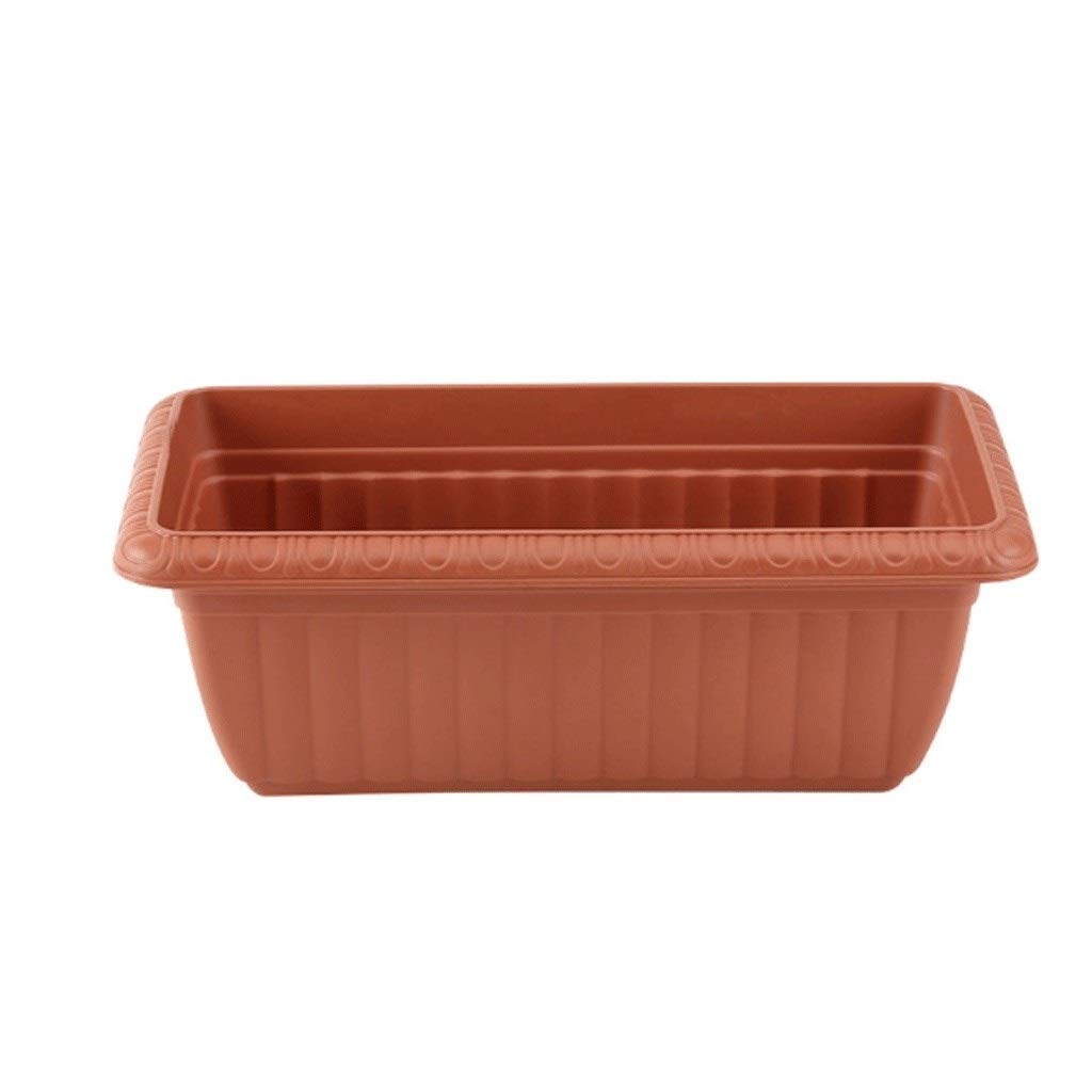Creative Flower Pots with Drainage - Large Thickened Imitation Ceramic Plastic Planters for Indoor/Outdoor Use - Balcony, Garden, Vegetable & Green Plants (Small Size)