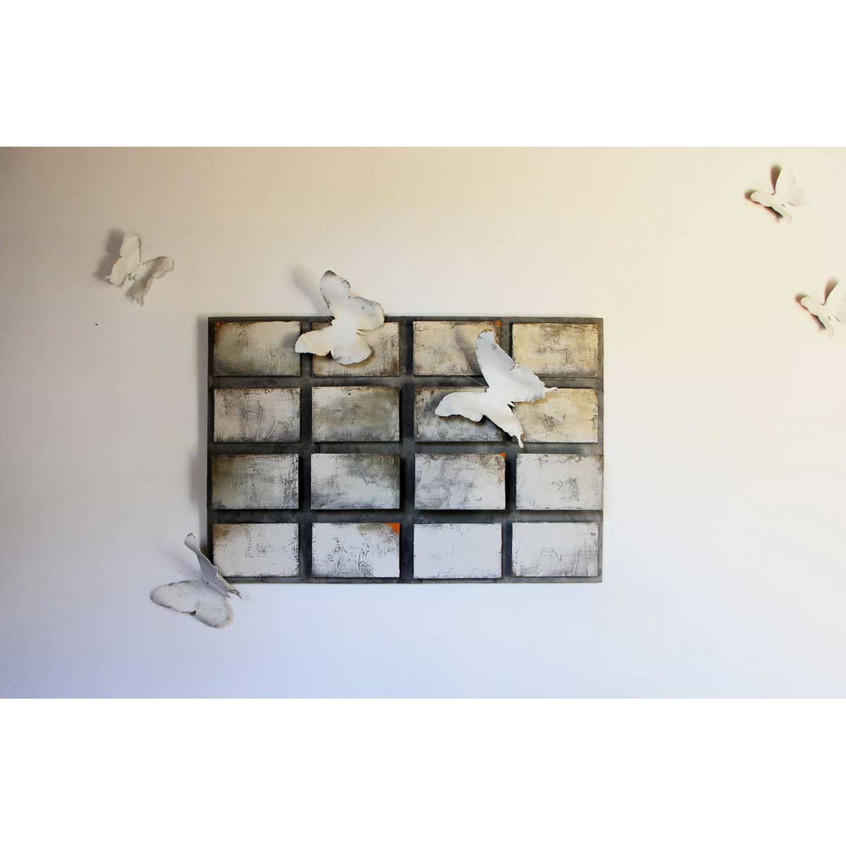 Butterfly Concrete Wall Sculpture - Handmade Modern Art Decor for Home, Office & Garden - Perfect for Living Room, Bedroom & Outdoor Spaces