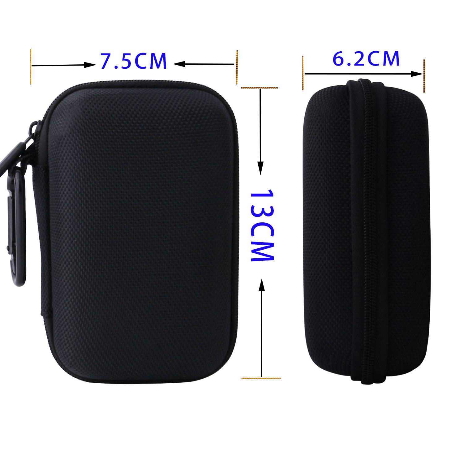 WERJIA Waterproof Hard Carrying Case for Olympus Tough TG-7/TG-6/TG-5/TG-4 Digital Camera - Shockproof Protective Storage Case (Black) - Perfect for Outdoor Adventures, Travel & Underwater Photography