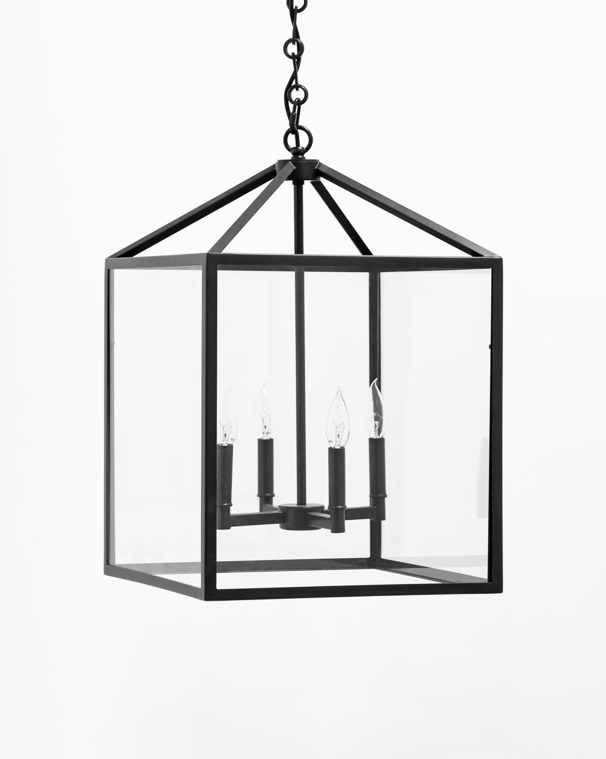 Stylish Pietro Lantern Pendant Light - Vintage Industrial Hanging Fixture for Dining Room, Kitchen Island & Bedroom Decor