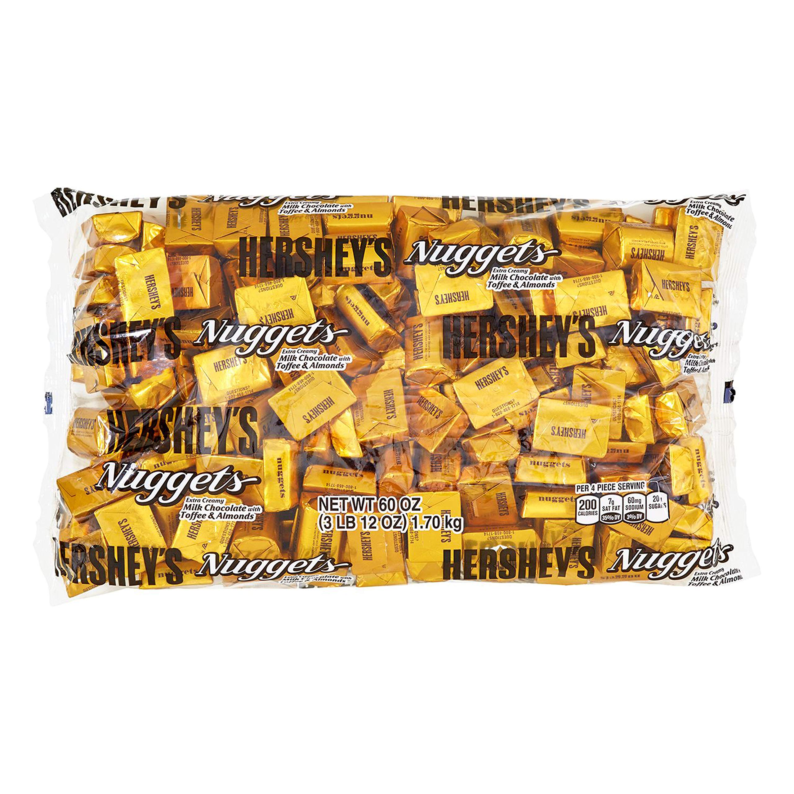 HERSHEY'S Extra Creamy Milk Chocolate Candy with Toffee and Almonds - 60oz Bag | Perfect for Snacking, Gifts, and Party Treats