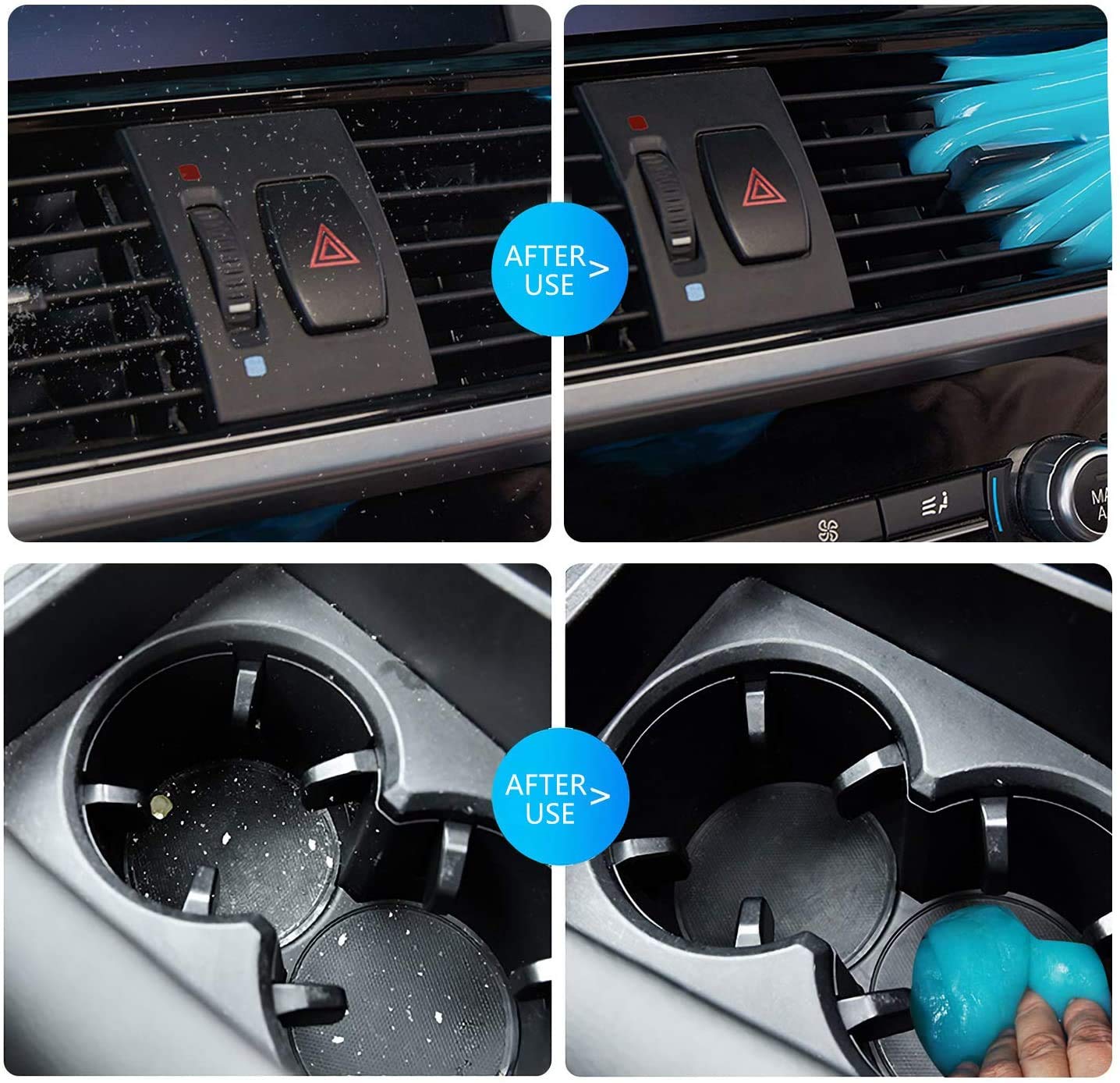 Premium Car Cleaning Gel Putty - Auto Detailing Tools for Car Vents, Keyboard & Interior Dust Removal - Reusable Slime Mud for Deep Cleaning Cars, Electronics & Hard-to-Reach Areas (1 Pack) - Perfect for Car Detailing, Home & Office Cleaning