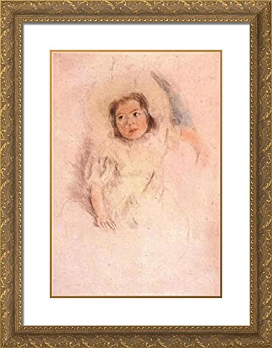 Gold Ornate Wood Frame with Double Matting