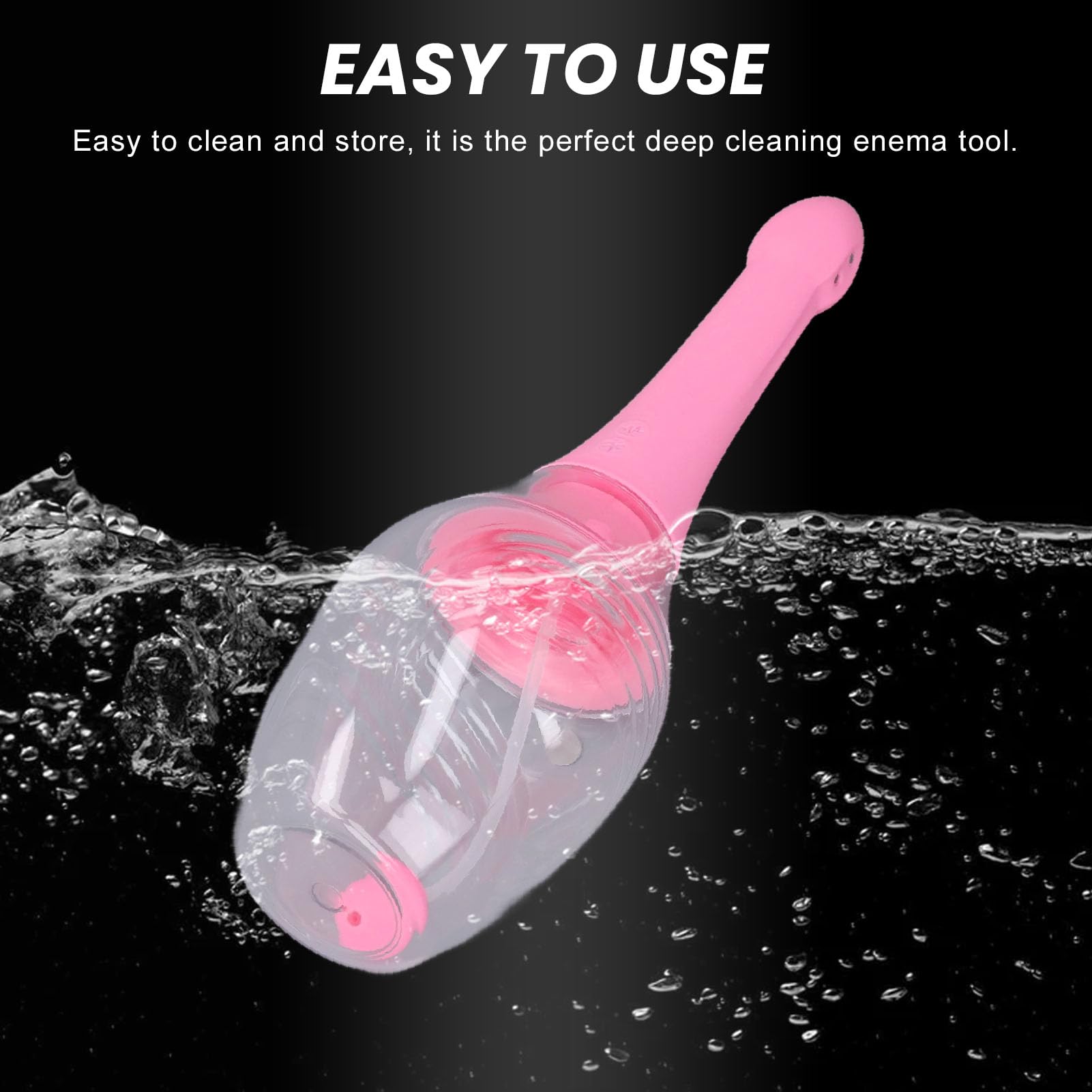 KUIDAMOS Electric Enema Kit - Reusable Colon Cleanser for Home Use, Portable Enema Machine for Travel & Dorm Rooms | Perfect for Detox, Constipation Relief & Colon Hydrotherapy