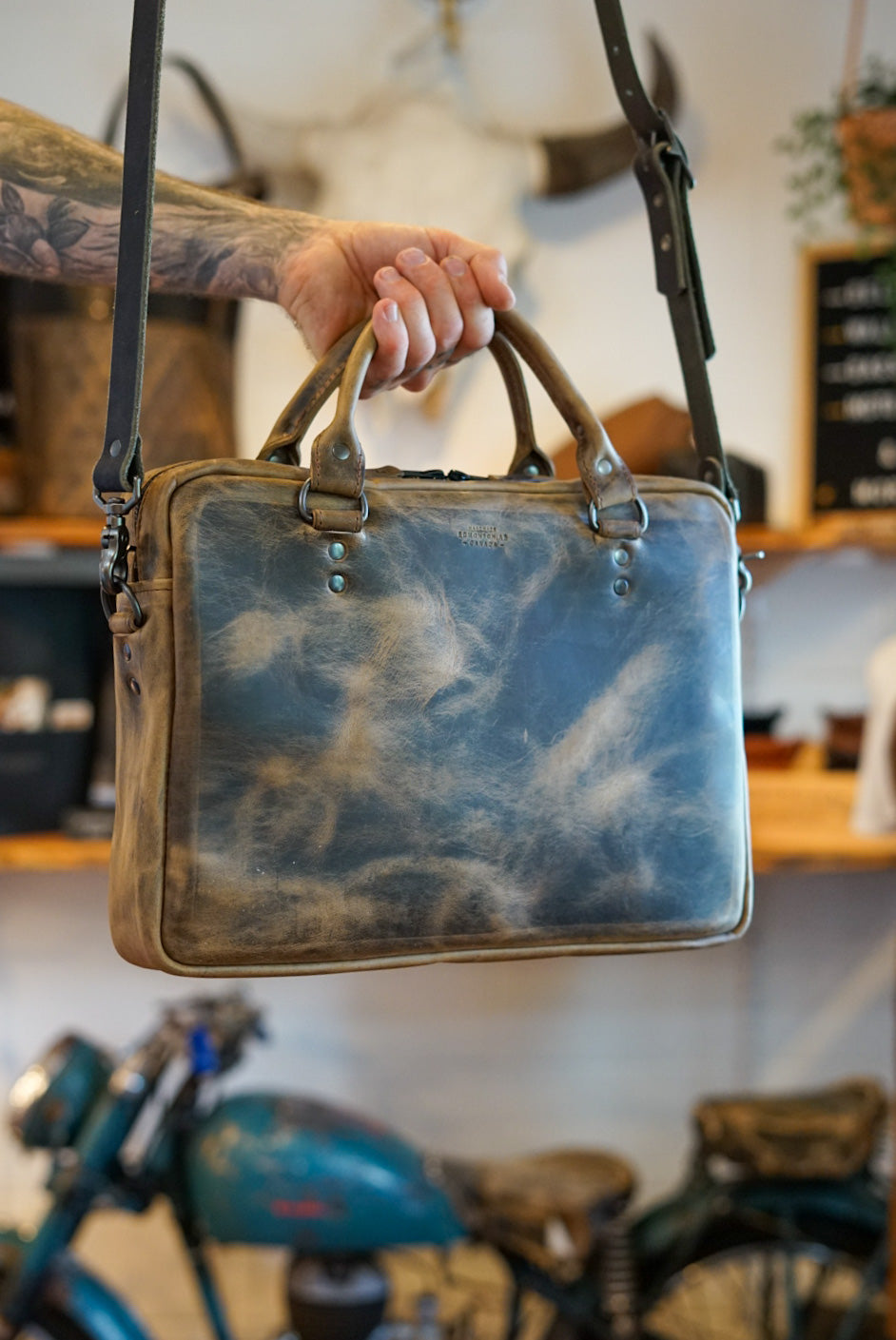 Premium Essential Work Bag for Professionals - Durable & Stylish (Hillbilly Sepacolor) - Perfect for Office, Commuting & Business Travel