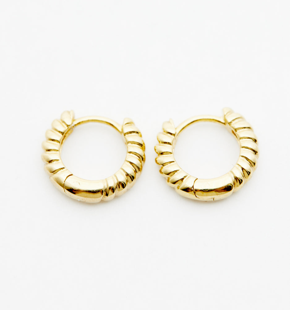 Small Gold Hoop Earrings for Women - 14K Gold Plated Minimalist Hoops - Perfect for Everyday Wear, Gifts & Special Occasions