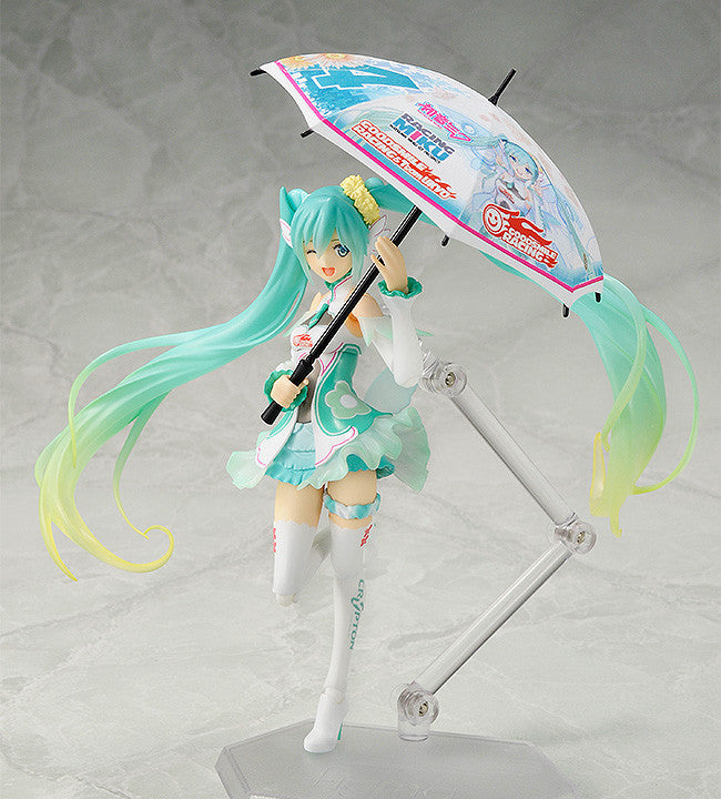 Figma #SP 097 Racing Miku 2017 Version Anime Figure - Good Smile Racing Limited Edition Collectible for Anime Fans & Model Enthusiasts - Perfect for Display, Cosplay Inspiration & Anime Collections