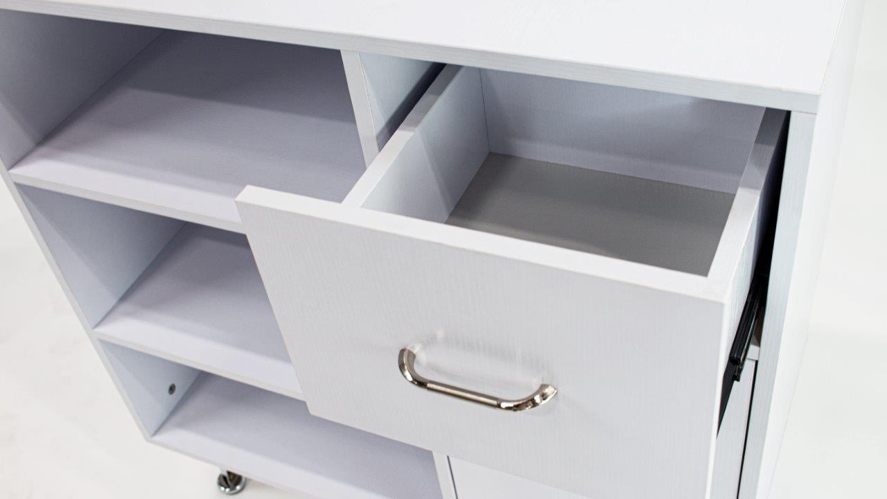 Modern Reception Desk - GLASGLOW II Office Furniture for Lobby & Waiting Area | Professional Front Desk for Corporate, Hotel, and Clinic Use