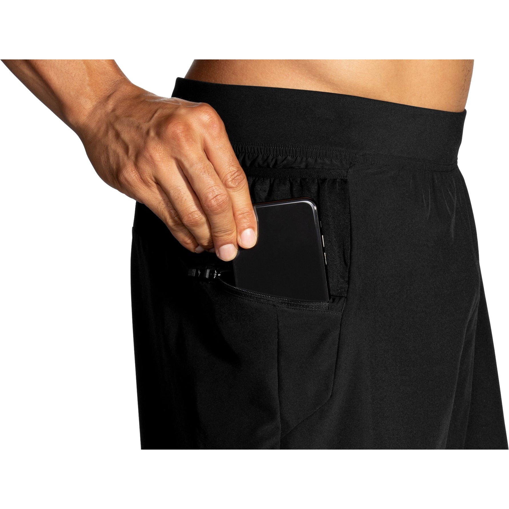 Brooks Sherpa 2-in-1 7-Inch Men's Running Shorts with Liner - Lightweight Quick-Dry Athletic Shorts for Jogging, Gym Workouts & Outdoor Sports