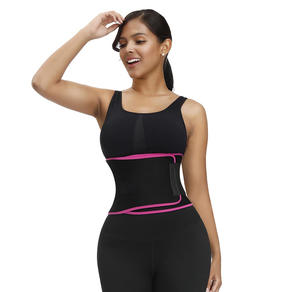Lover-Beauty Women's Waist Trainer Belt for Weight Loss & Tummy Control - Neoprene Sauna Waist Trimmer, Sport Girdle for Workout & Postpartum Recovery - Perfect for Gym, Yoga & Daily Wear