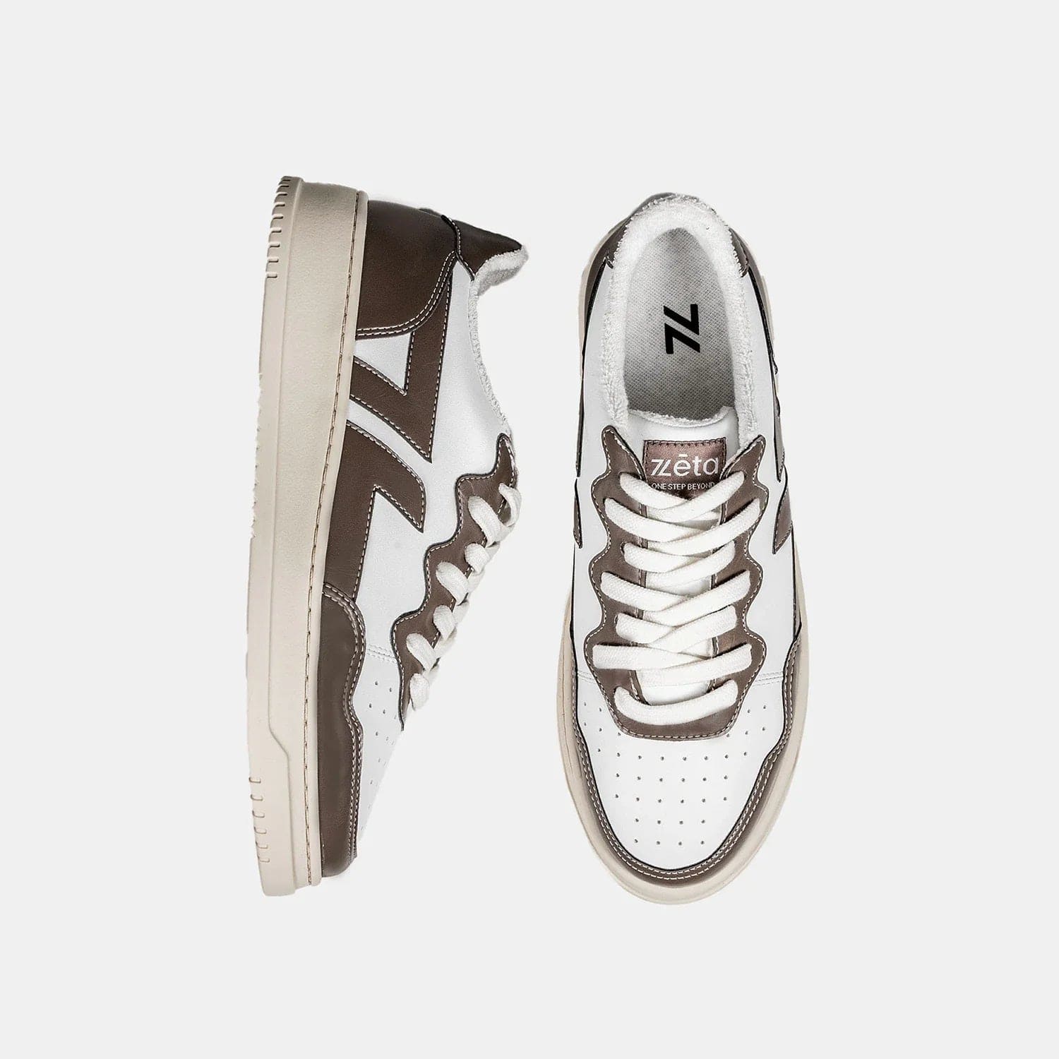 Eco-Friendly Unisex Recycled Vegan Olive Leather Sneakers - Brown | Sustainable Fashion for Casual Wear & Everyday Comfort
