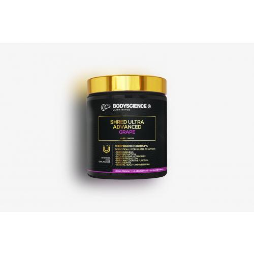 BSc Bodyscience Shred Ultra Advanced Fat Burner Supplement - Weight Loss & Energy Booster for Men & Women - Gym, Workout & Fitness Support