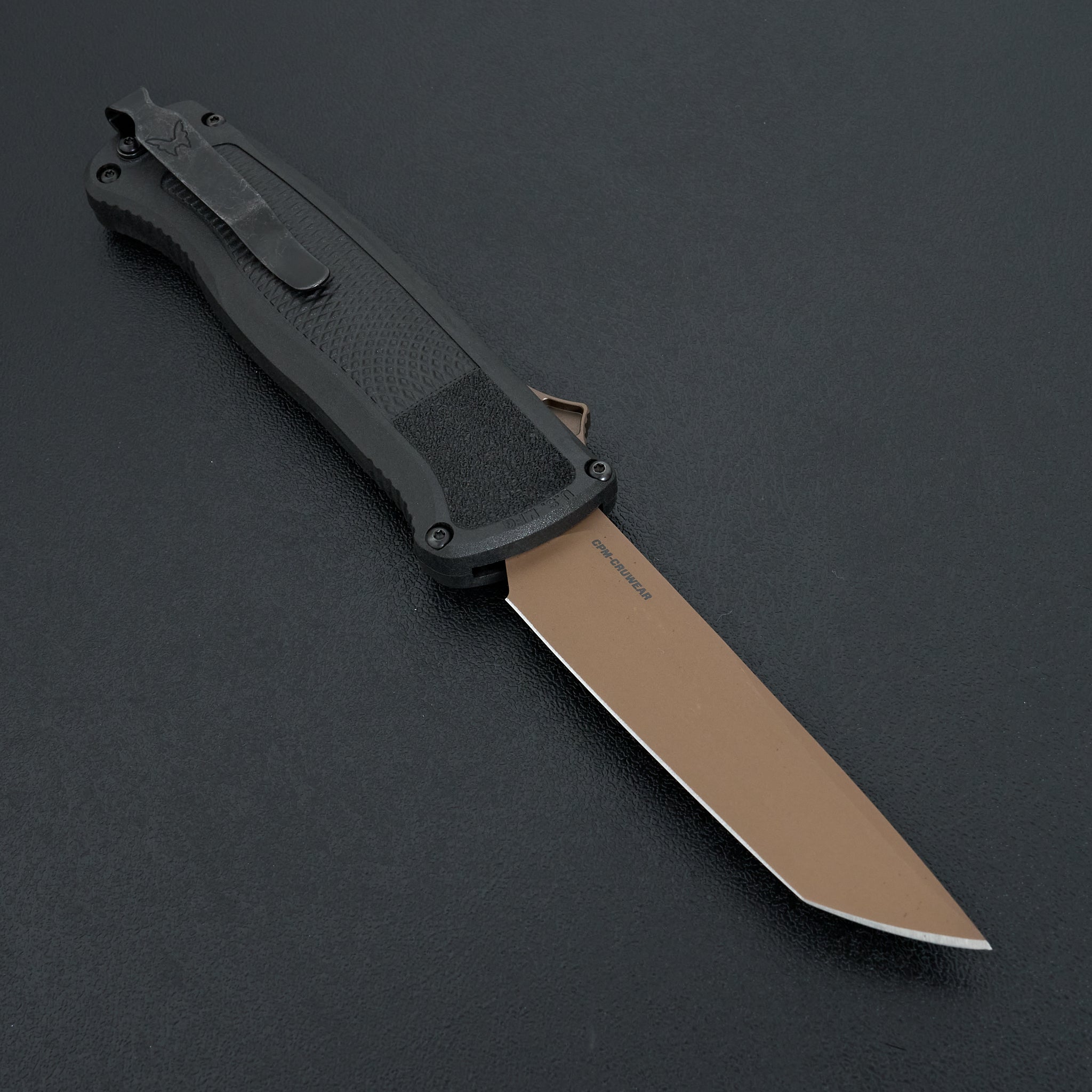 Benchmade Shootout CF-Elite Tanto Folding Knife - Premium EDC Pocket Knife for Outdoor, Camping, Hiking & Everyday Carry