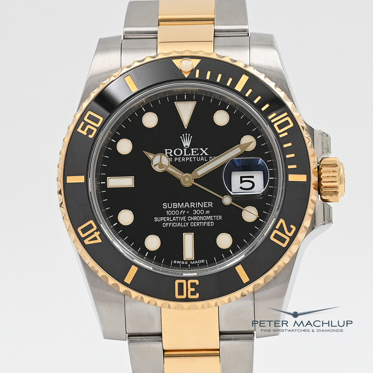Authentic Rolex Submariner Date 40mm Black Dial Men's Watch 116610LN - 2015 Model | Luxury Diving Watch for Professional Divers & Water Sports