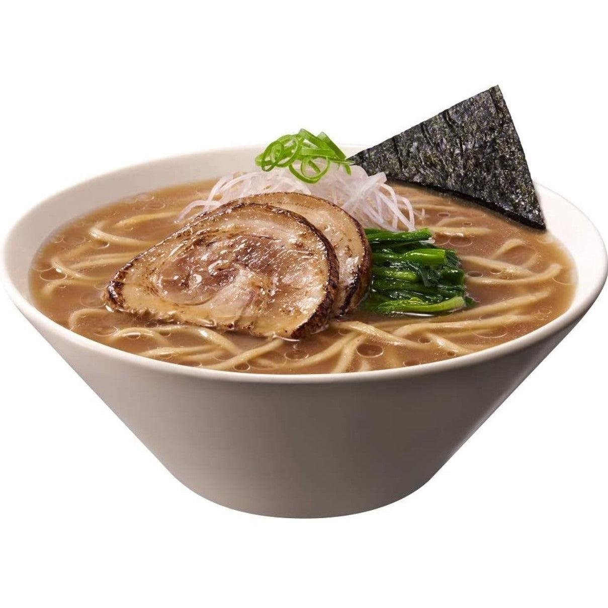 Nissin Raoh Tonkotsu Shoyu Soy Sauce Instant Ramen - 3 Servings, Authentic Japanese Pork Broth Noodles | Perfect for Quick Meals, Late Night Snacks & Office Lunches