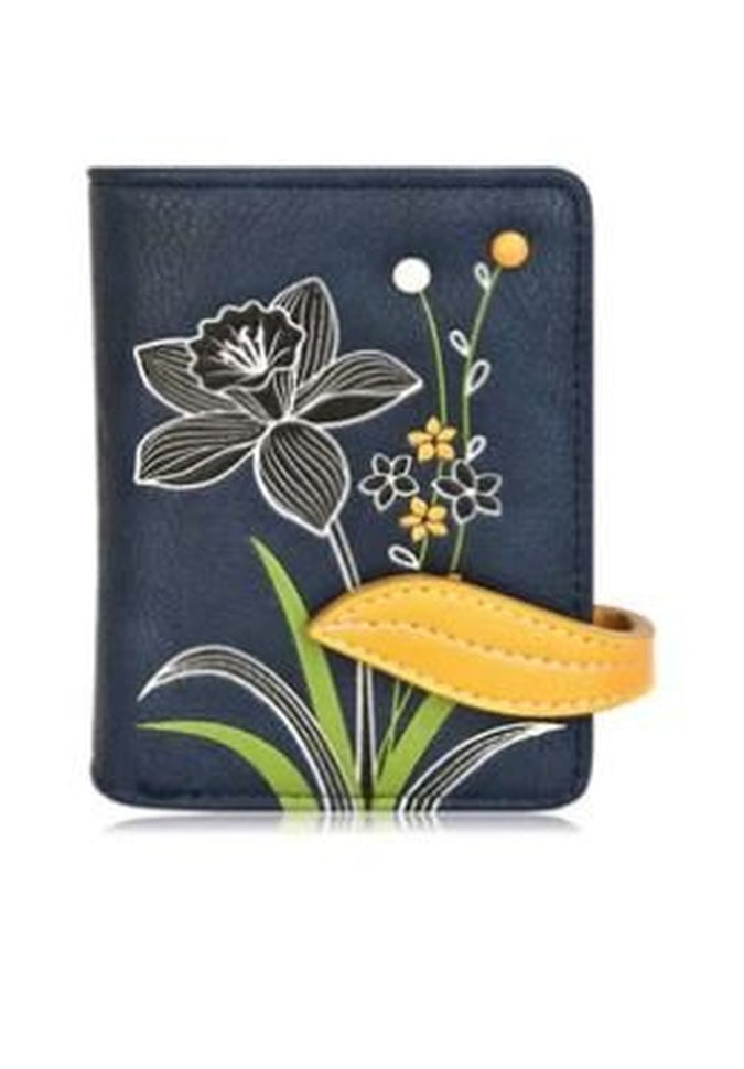 Espe Daffodil RFID Blocking Small Wallet for Women - Slim Minimalist Card Holder with Zipper Pocket - Perfect for Travel, Shopping & Everyday Use