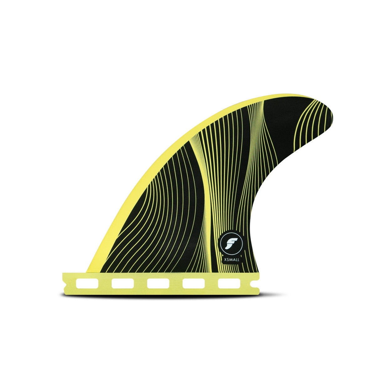 Futures Thruster P3 HC Legacy Yellow Surfboard Fin - High Performance for Shortboards & Performance Surfing - Perfect for Waves, Competitions & Daily Surf Sessions