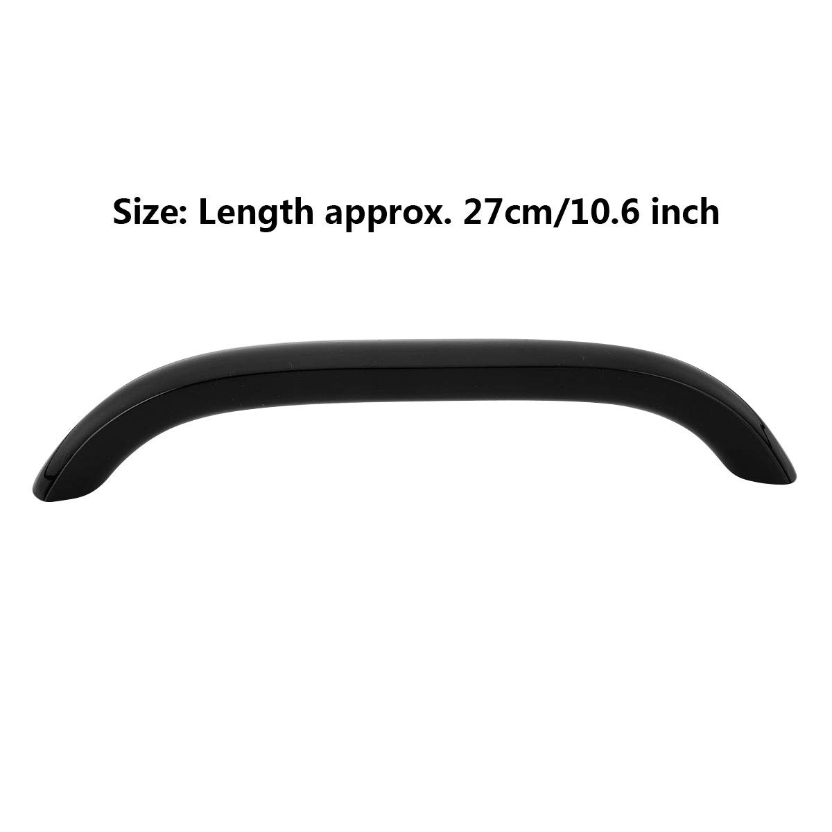 Frigidaire/Electrolux Microwave Oven Door Handle Replacement - Durable Aluminum Alloy Black Handle Assembly - Perfect for Microwave Repair & Kitchen Appliance Maintenance