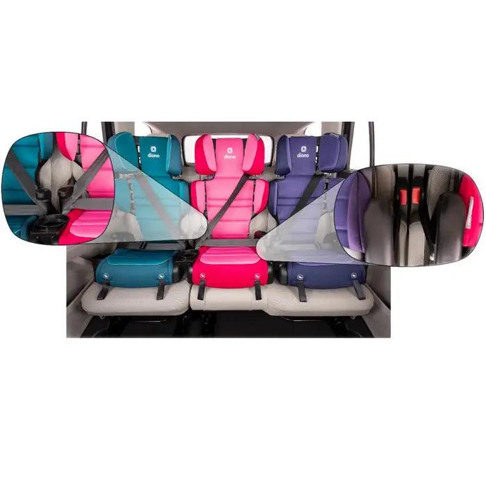 Connect3® RXT 2-in-1 High Back Booster Car Seat for Kids - Convertible Toddler to Big Kid Car Seat with Safety Harness | Perfect for Travel & School Drop-offs