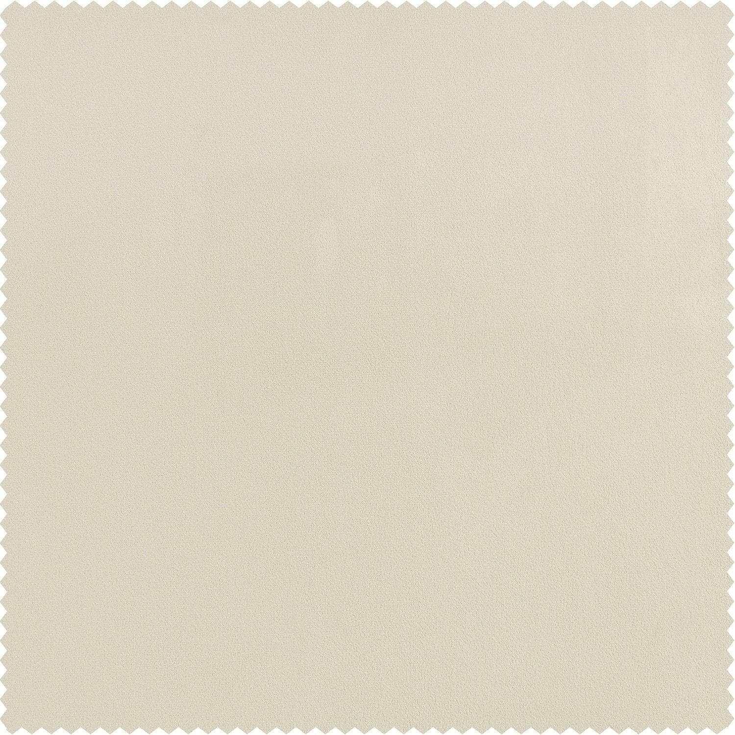 Diva Cream Signature Plush Velvet Fabric Swatches - Premium Textile Samples for Upholstery, Fashion & Home Decor Projects